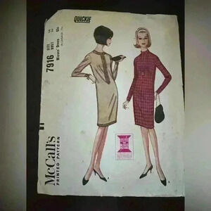 Vintage 1960s 1970s sewing pattern